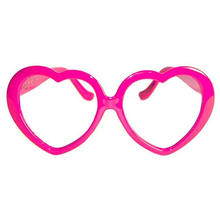 Brille Herz, pink, 1 Stck