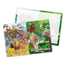 SALE Einladungskarten Safari Party, 8 St�ck