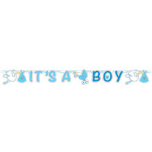 Girlande Buchstaben It's a Boy, XL, 1,70m