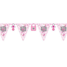 Wimpelkette It's a Girl, 6 m