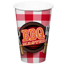 SALE Becher, recycelbar aus Pappe, BBQ Master XL, 700 ml, 8 Stck