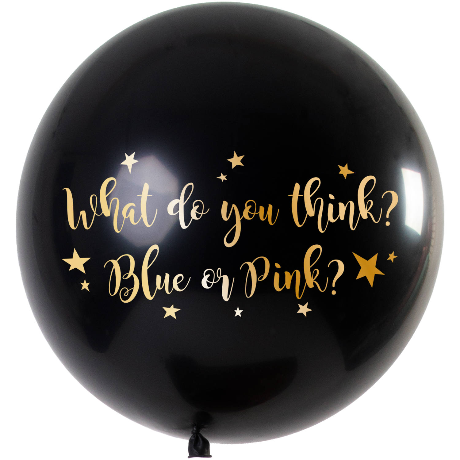 NEU Premium-Latex-Luftballon, Gender reveal, girl, metallic, 90cm