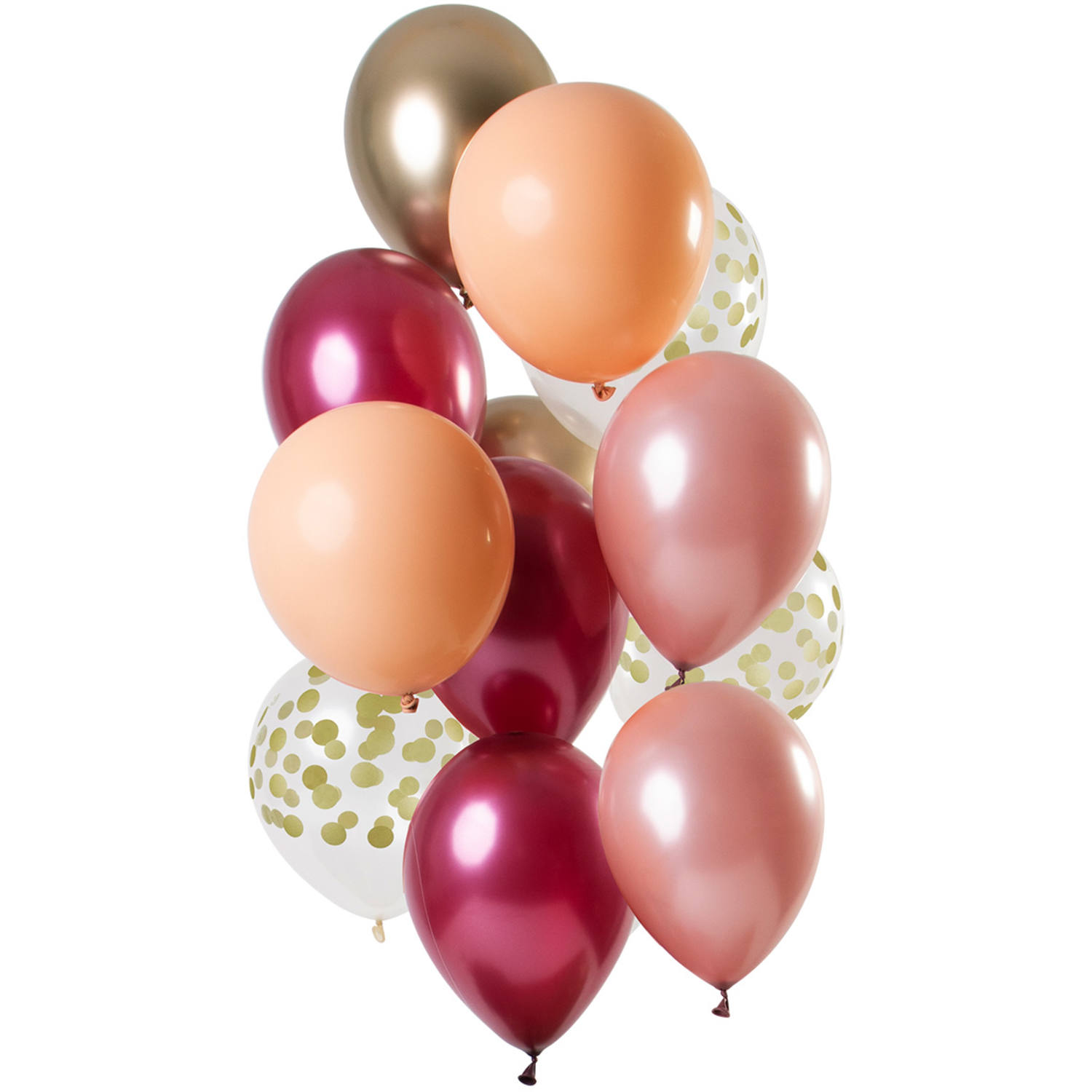 NEU Premium-Latex-Luftballons Rich Ruby, 33cm, 12 Stk.