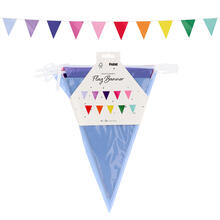 NEU Wimpelkette Stripetastic, bunt, 6m, Wimpel ca. 20x30cm, aus Kunststoff