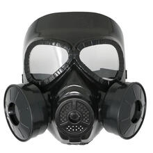 NEU PVC-Gasmaske, schwarz, grenverstellbar