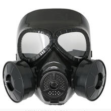 NEU PVC-Gasmaske, schwarz, grenverstellbar