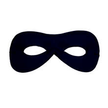 NEU Maske Bandit / Superheld, Augenmaske mit Gummizug, schwarz