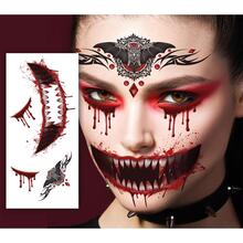 NEU Temporres Tattoo Halloween Gothic Vampir, 30x14cm
