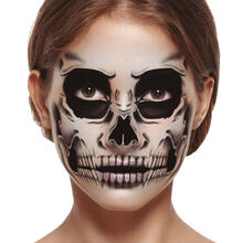 NEU Temporres Tattoo Halloween Skelett, 30x14cm