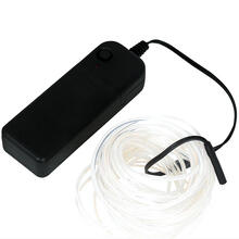NEU Leuchtkette / Lichterkette fr diverse Zwecke, wei, 5m, Batteriebetrieben