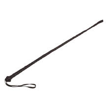 Gerte / Peitsche aus Kunstleder, schwarz, 60 cm