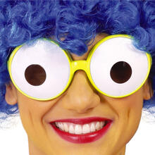 NEU Brille Comic Glubschaugen