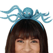 NEU Harreif Glitter-Krake, blau