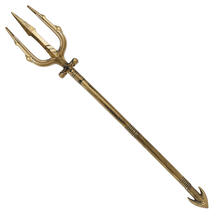 Dreizack Gott der Meere, gold, ca. 94cm