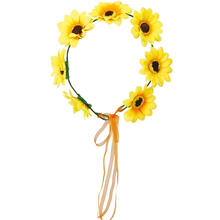NEU Blumenkranz mit gelben Margeriten