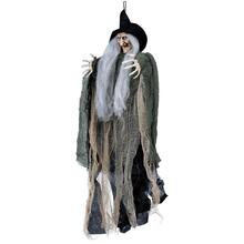 NEU Halloween-Deko Gruselhexe, mit Aufhnger, 50cm