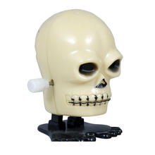 NEU Halloween-Spielzeug Totenkopf zum Aufziehen