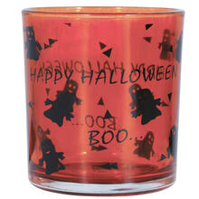 SALE Halloween-Deko Windlicht / Glas, 2 Stck, ca. 7x8cm