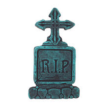 NEU Halloween-Deko Grabstein Kreuz RIP, ca. 43x22cm