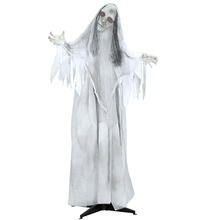 NEU Halloween-Deko-Figur Braut mit Licht, Sound und Bewegung, ca. 165cm