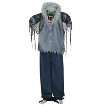 NEU Halloween-Deko-Figur Werwolf mit Licht, Sound und Bewegung, ca. 210cm