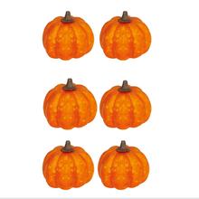 NEU Halloween-Deko Krbisse, orange, 6 Stck, ca. 3,5cm