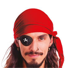NEU Bandana / Piratentuch aus Samt, Einheitsgre, Rot