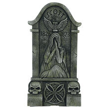 NEU Halloween-Deko Grabstein 90x48cm