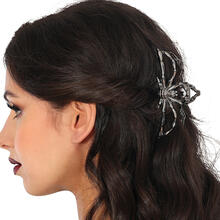 NEU Haarspange silberne Tarantel