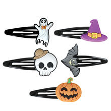NEU Haarspangen Halloween-Motive, 5 Stck