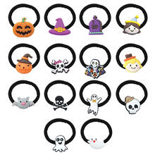 NEU Haargummis Halloween-Motive, 14 Stck