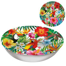 NEU Salat-Schssel Tropical Hawaii aus Kunststoff, ca. 32cm
