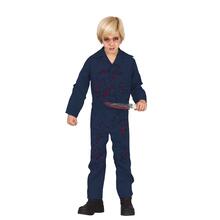 NEU Kinder-Kostm Blauer Killer-Overall, 5-6 Jahre