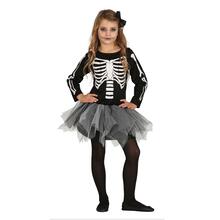NEU Kinder-Kostm Tutu-Kleid Skelett, 3-4 Jahre