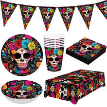 NEU Halloween Day of the Dead Party-Serie - Verschiedene Party-Artikel