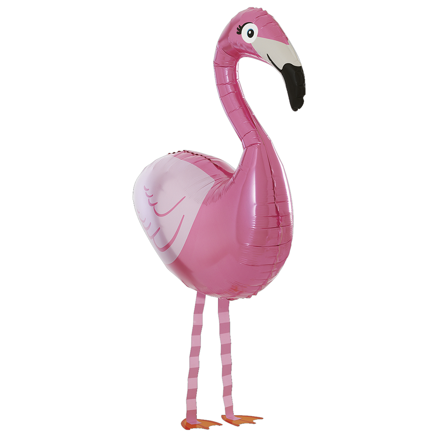 NEU Folienballon Airwalker Flamingo, pink, 69x85cm