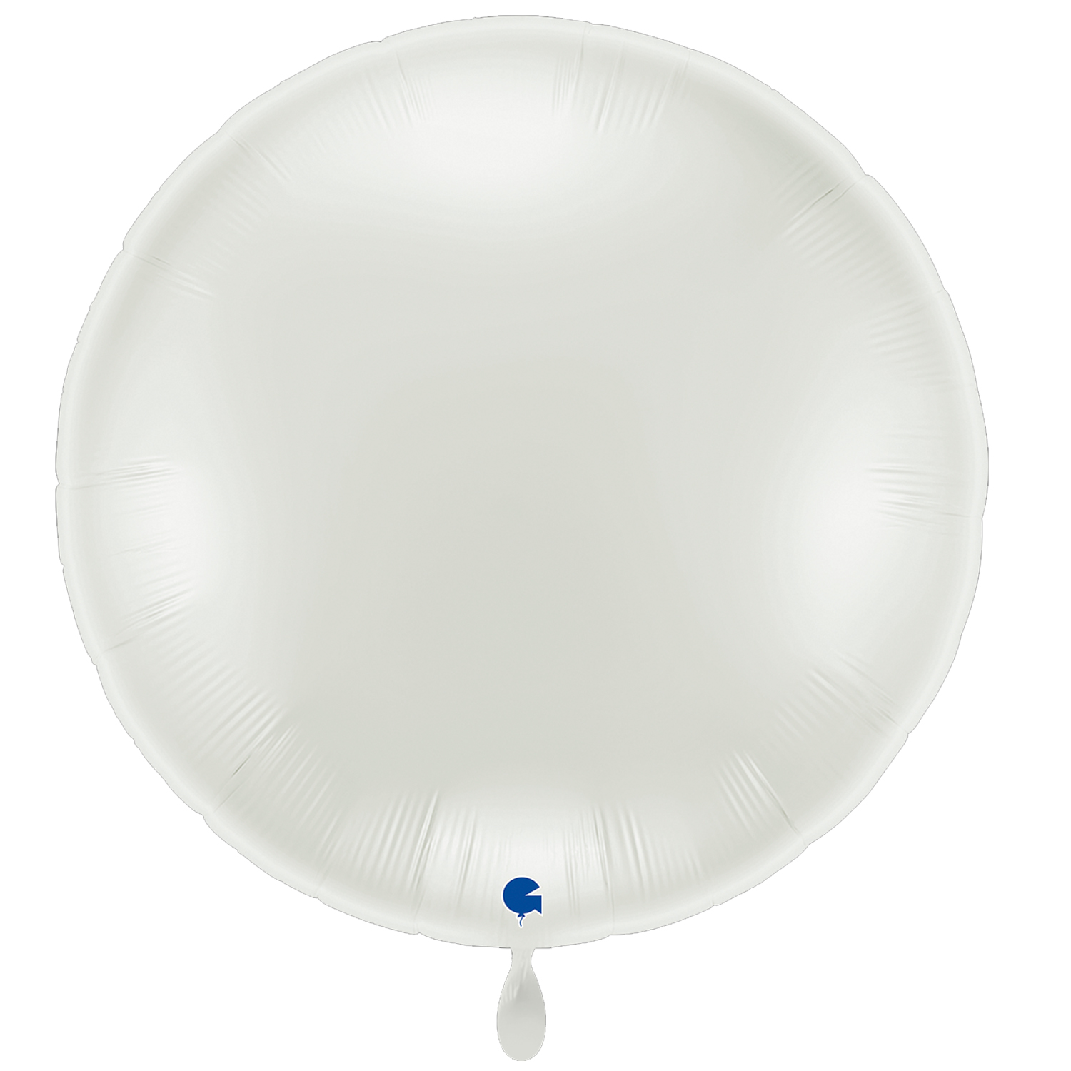 NEU Folienballon Riesen-Ballon XXL, rund, ca. 75x75cm, unifarben, wei