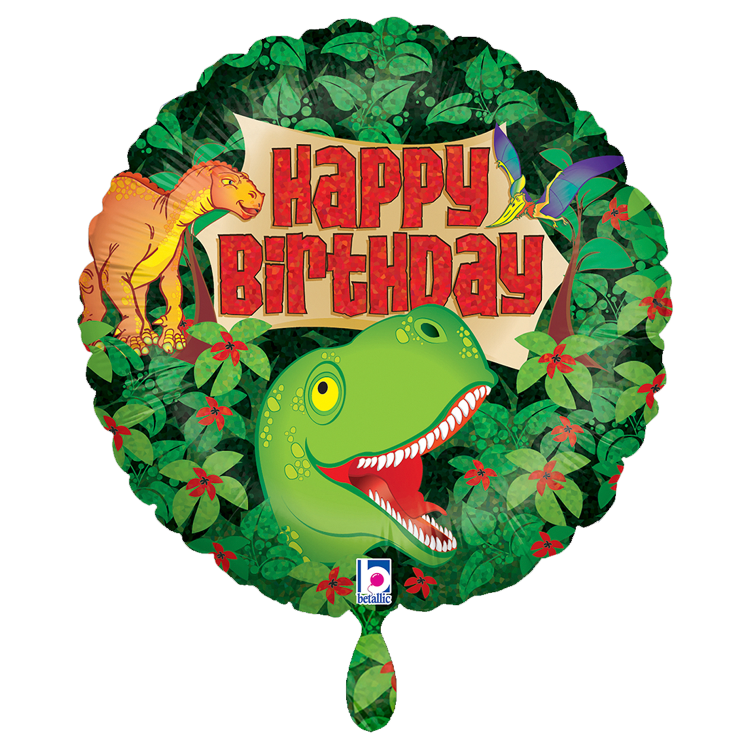 NEU Folienballon Dinosaurier Birthday, 35cm
