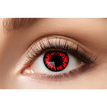 Kontaktlinsen Red Wolf Farblinsen rot-schwarz