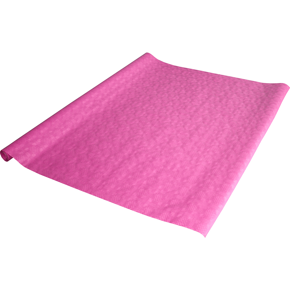 Tischtuch Damast 8x1m, pink, Papier-Tischdecke