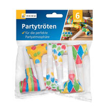 SALE Partytr�ten / Luftr�ssel, bunte Motive sortiert, 6 St�ck