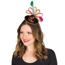 SALE Hut Bunter Mini-Sombrero mit Haarreif