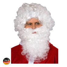 Perücke Herren Nikolaus Weihnachtsmann, Standard, weiß
