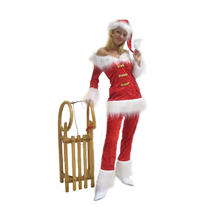 SALE Damen-Kostüm Weihnachtsanzug rot Gr. 40-42
