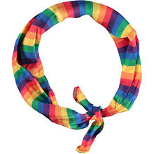 NEU Bandana Rainbow, Satinoptik, regenbogenfarben