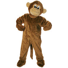 Maskottchen-Kostüm Affe, Einheitsgröße