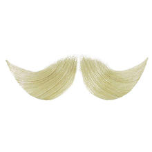 Echthaar Bart Schnurrbart gro, blond