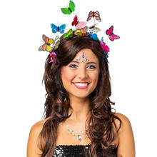 Haarreif Schmetterling Deluxe, mehrfarbig
