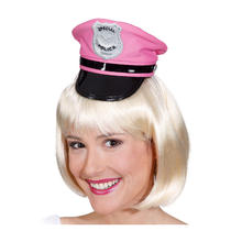 SALE Hut Mini Police Cap, pink