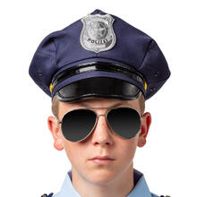 Hut Kinder-Polizeimütze, blau, KW 56